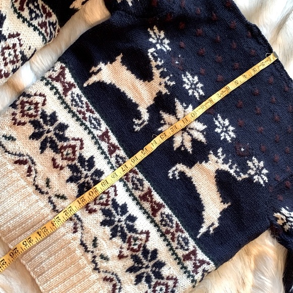 RALPH LAUREN RARE VINTAGE HAND KNIT CLASSIC PULLOVER SWEATER AUTHENTIC/COZY WOOL - Picture 11 of 14